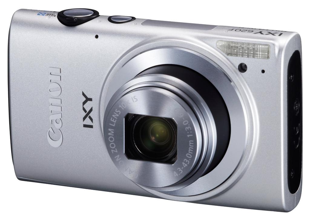 Canon IXY 620F Digital Camera with 24mm Wide Angle and 10x Optical Zoom (Silver)