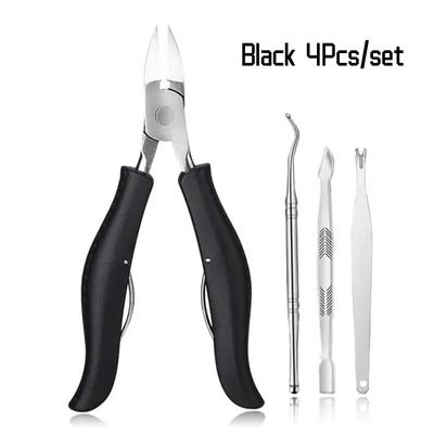 1/4Pcs Nail Clippers Ingrown Toenail Podiatry Correction Nippers Cuticle Cutters Cut Paronychia Pedicure Manicure Hand Foot Care Tool
