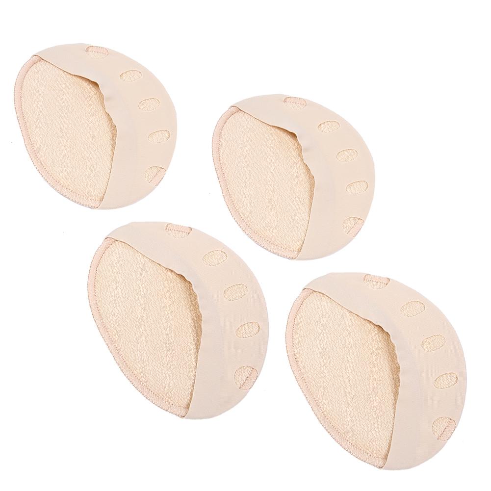 2 Pairs High Heeled Shoes Breathable Forefoot Pad Stress Pain Relief Forefoot Patch(Black )