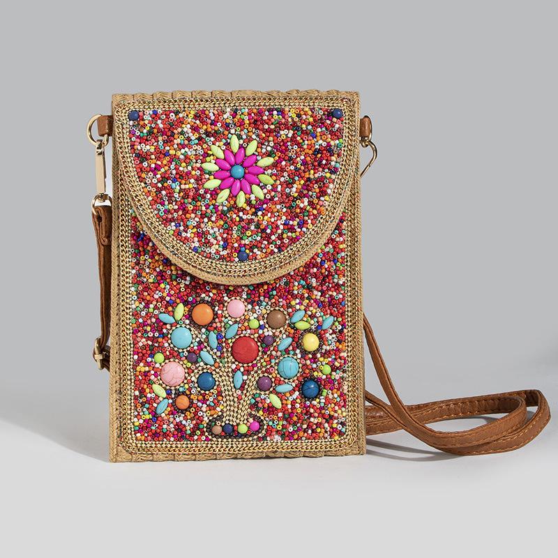 Boho Woven Crossbody Bag