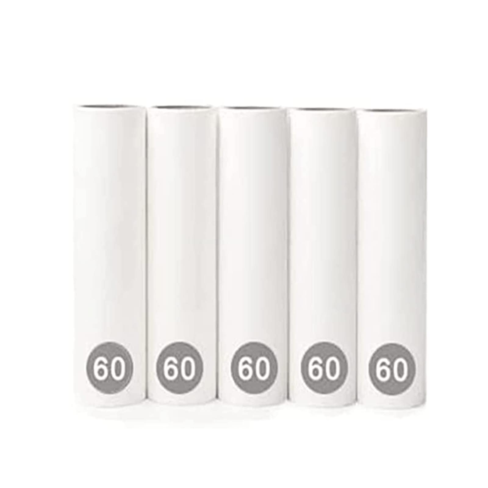 

RIKMSS Клейкий очиститель Клейкий ролик Ковер Запасная лента Ширина 24 см х 60 кругов Универсальная лента (Запасной (5 рулонов))