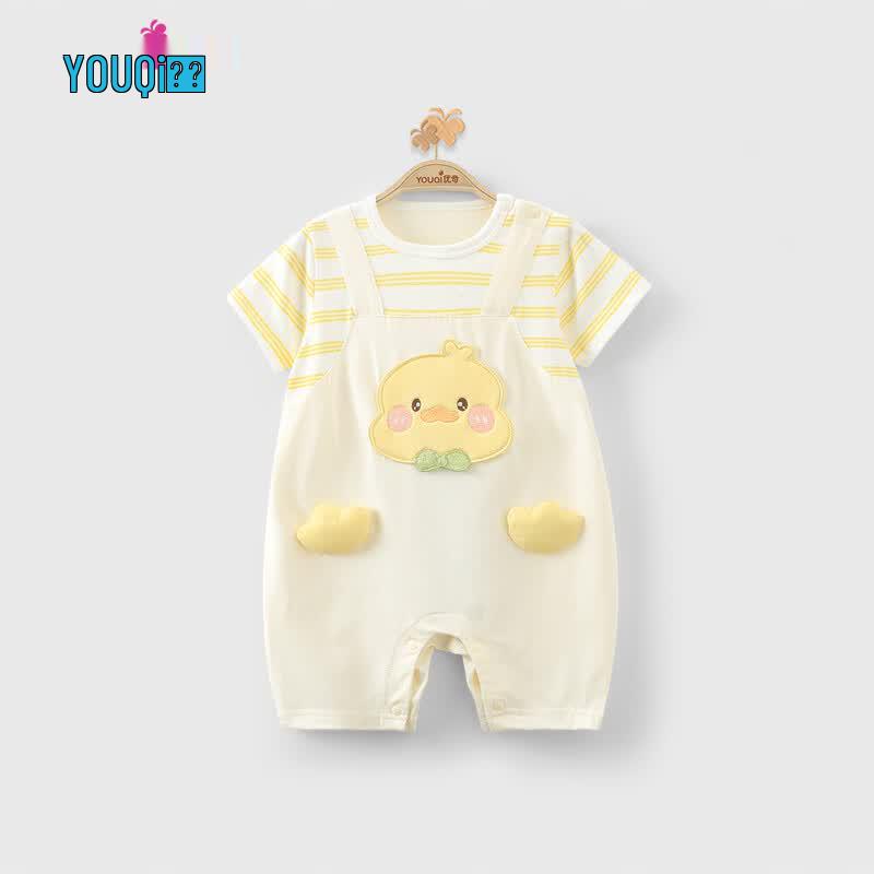 Youqi Unisex Baby Short-Sleeve Romper 59