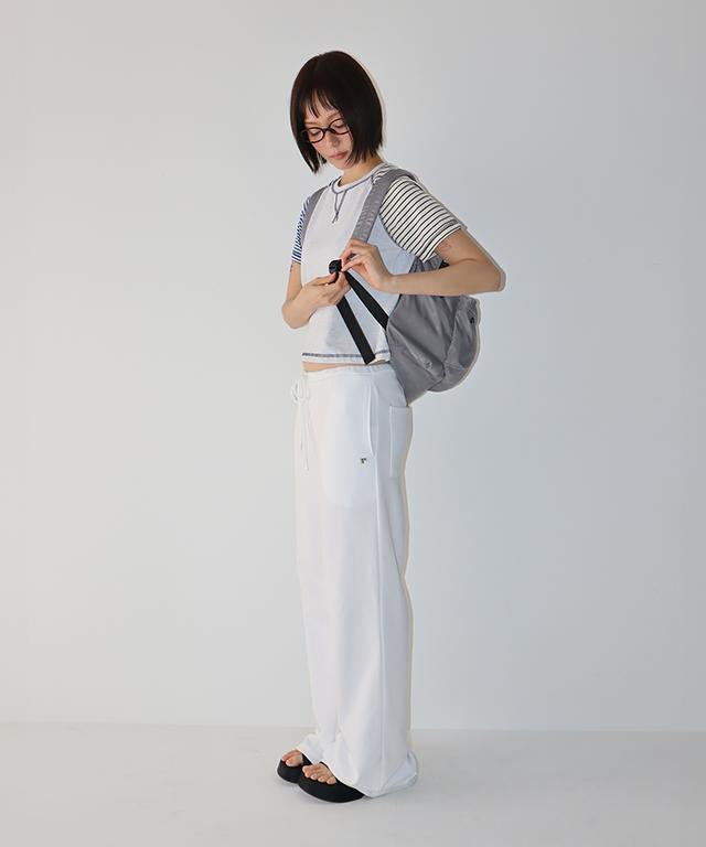 RONRON Low Rise Training Pants White