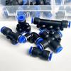 Boxed 51 PCs PU-6/PE-6/PZA-6/PY-6/PV-6/PG-6/PK-6 Pneumatic Fitting Kit 6mm Outer Diameter of the Hose Pipe Tube Air Connectors