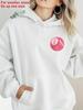 2025 New Billiards 8 Ball Loose Casual Hoodie Sweatshirt