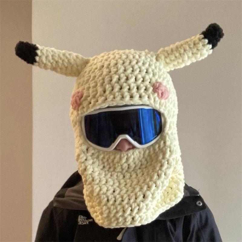 Neuer handgemachter gehäkelter Mais-Hut, personalisierter lustiger Party-Eltern-Kind-Hut