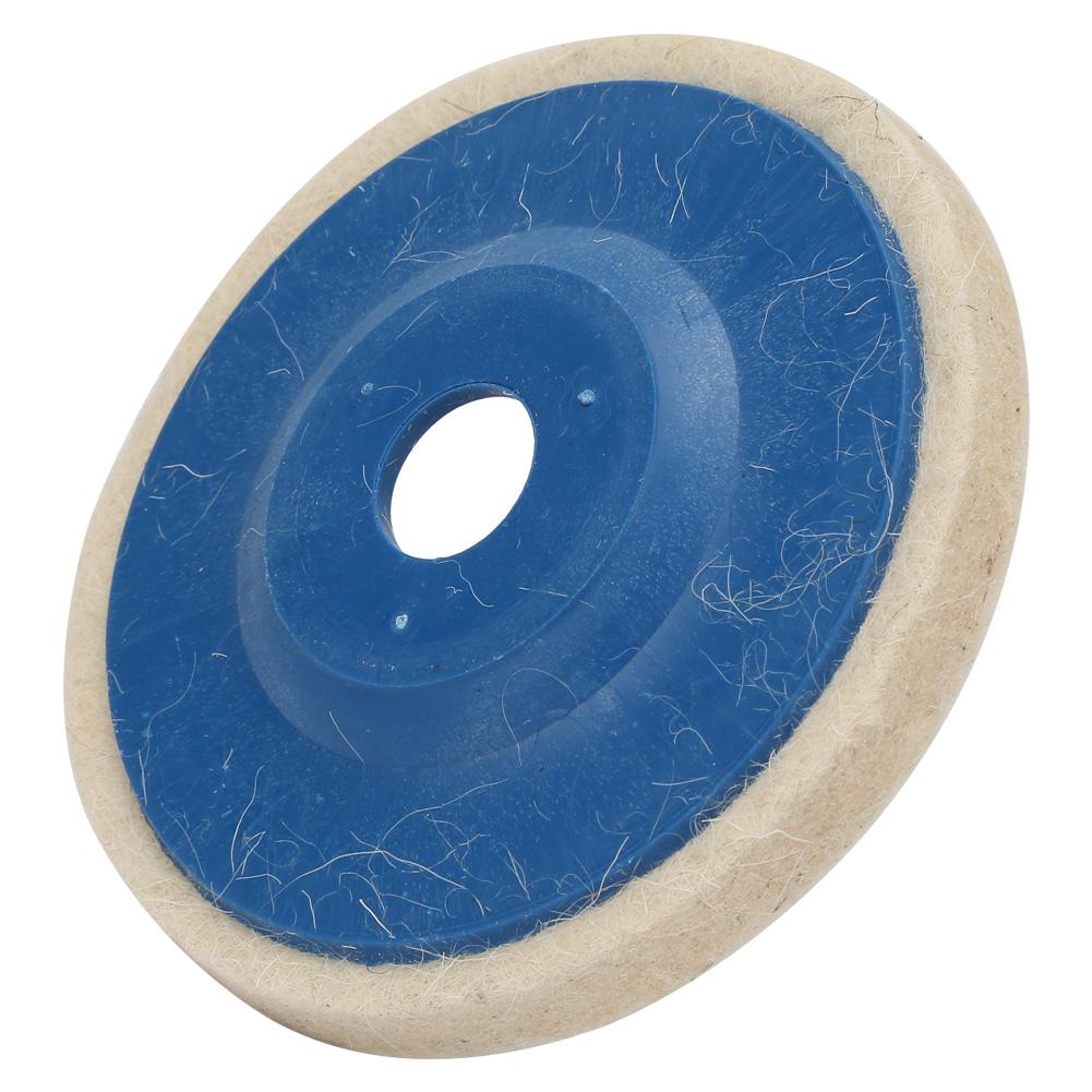 Popular Practical Angled Wool Wheel 4 Inch Wool Polishing Wheel Felt Disc Polishing 3 Pcs