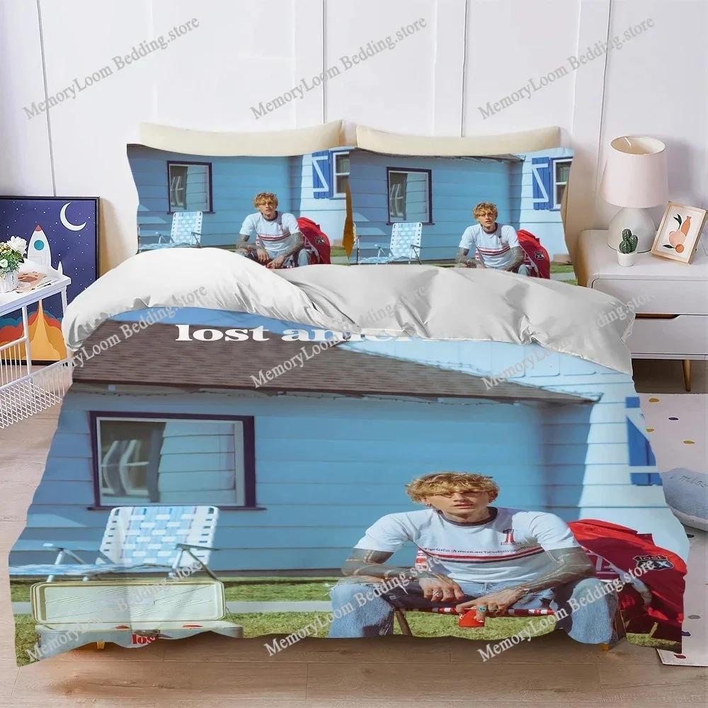 Rapper M-Machine G-Gun-Kelly Music Duvet Cover Set Bedding Soft Laundry Cotton Bed Four Seasons Student Dormitory Home Textile74