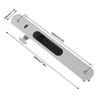 Stainless steel Sliding Door Lock Keyed Lock Mortise Lock Handle Modern Door Lock Catch  Home