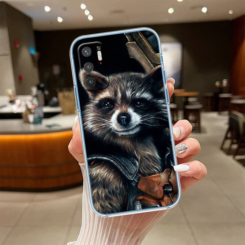 Rocket Raccoon Phone Case for Motorola Edge 20 30 S30 40 50 Fusion Lite Plus Pro Ultra Neo One Action Zoom Hyper Power Macro Vision