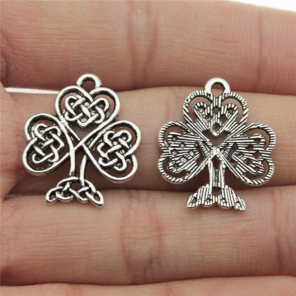 20Pcs Versatile Alloy Jewelry Making Charms 19x23mm Size Tree Design DIY Craft Pendant Antique Silver Love Tree Pendant Girls