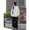 2024 Letter Long Sleeve Shirt Japanese Hong Kong Style Ins Loose Shirt Boys Summer Trendy Versatile Casual Coat