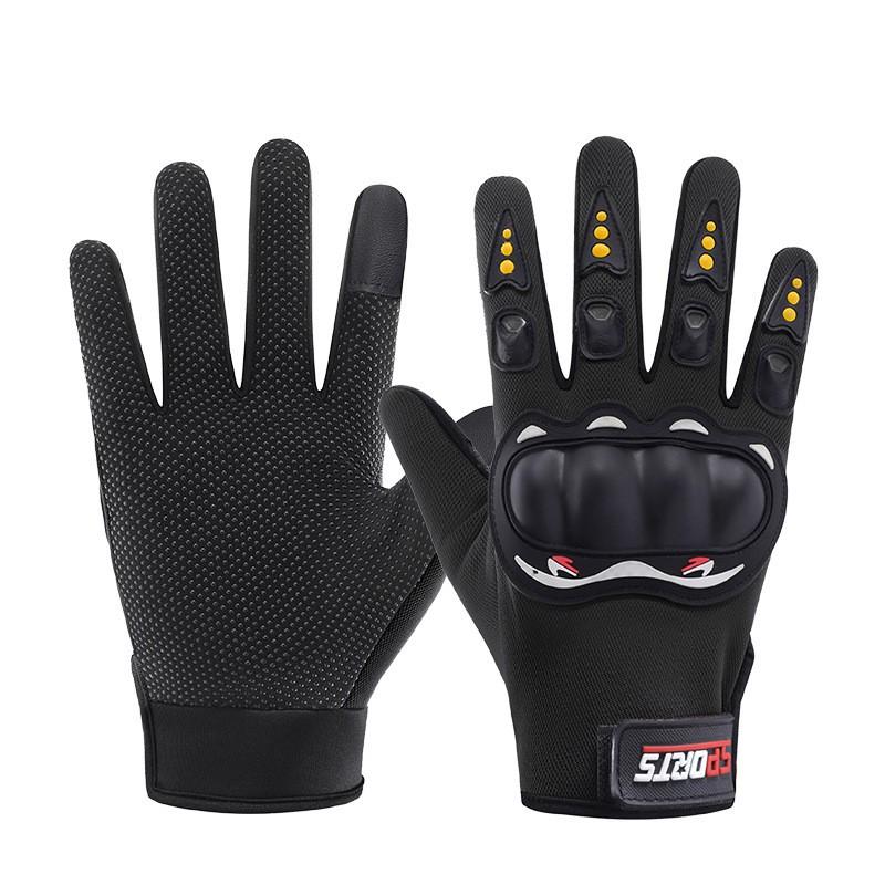 Full Finger Motorcycle Riding Gloves Men Women Outdoor Sports Breathable Protective Gear All Season