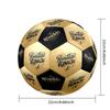 Ronaldos goldene Legende Größe 5 Fußball Maschinengenäht Indoor/Outdoor Universeller Fußball Fußballzubehör Perfekte Geburtstags-Weihnachtsgeschenkidee