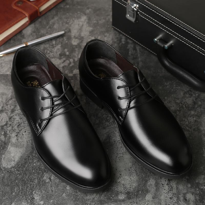 Fashion Men Wedding Shoes Microfiber Leather Formal Business Pointed Toe for Man Dress Shoes Men's Oxford Flats 2025 New