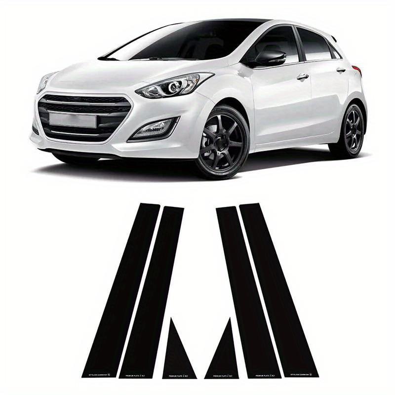

6 шт. Накладки на стойки дверей и окон автомобиля, наклейки для Hyundai i30 GD/Elantra GT 2013 2014 2015 2016 2017, Автозапчасти для экстерьера