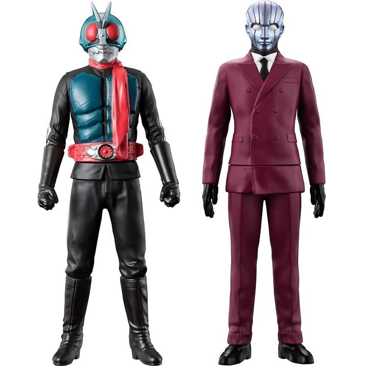 

Movie Monster Series 2-Piece Set Kamen Rider No. 2+1 / 2nd Generation Independent Artificial Intelligence for Observing the Outside World, Kei