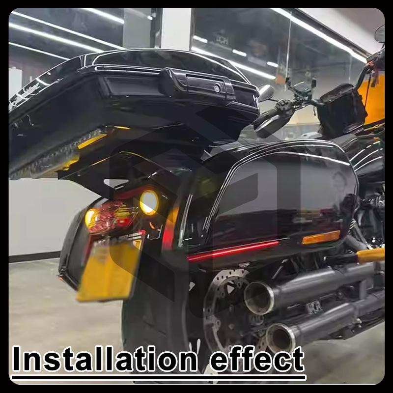 Für Harley Davidson Sportster 883 Low / XL883L / 883 SuperLow Serie Motorrad Kennzeichenhalter mit Rostschutz-Isolierung