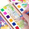 Children's Portable Watercolor and Gouache Doodle Book for Kindergarten