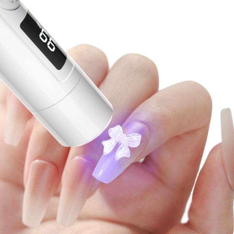 1Pcs Portable Rechargeable UV Nail Lamp Dryer Machine USB Quick Drying UV LED Profession Nail Curing Light for Gel Nail Polish