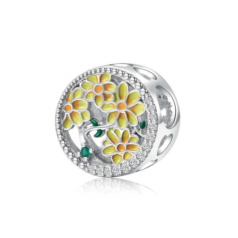 Charms Do Pandora Zawieszka Charms Pierwiosnek Kwiat Luty Srebro 925 Charmsy Trusky