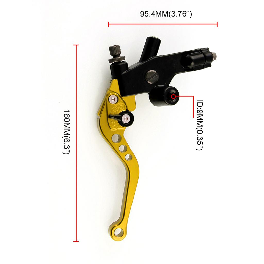 7Celsius8 Motorcycle Brake Levers Master Cylinder Reservoir Set