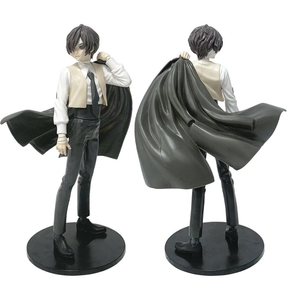 22cm Bungou Stray Dogs Anime Figur Jugend Dazai Actionfigur Nakahara Chuuya Figur PVC Sammlermodell Puppe Spielzeug