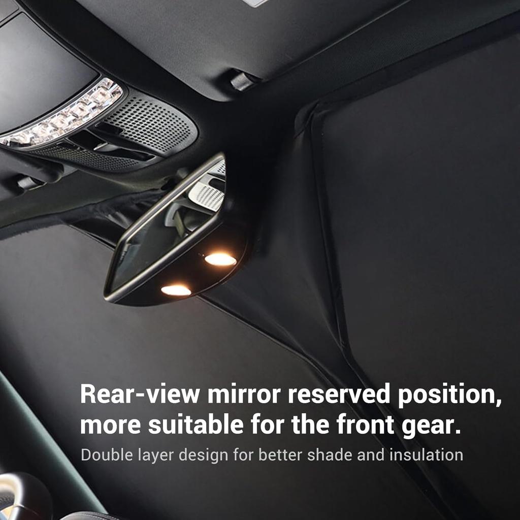 Car Windshield Sun Shade for BMW X1 IX1 U11 2022 2023 Blocks UV Rays Sun Visor Protector Keeps Your Vehicle Cool (Silver)