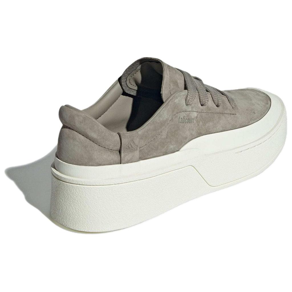 Adidas Labcourt Leather Fashion Versatile Non-Slip Durable Low-Top Skate Shoes Men Sneakers Brown White JS0556