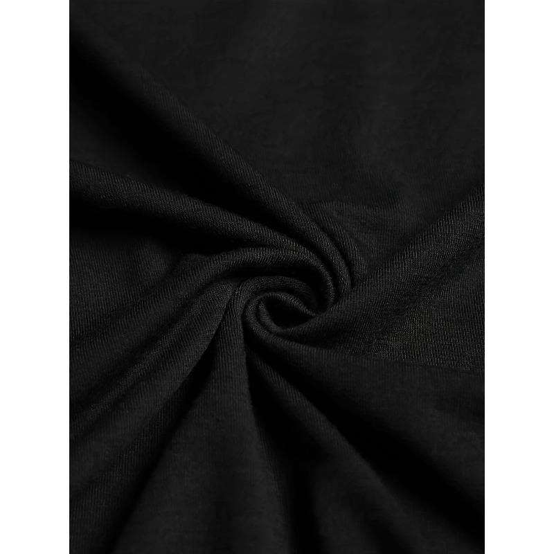 European size Men'S HELLO 60 Pattern Summer Casual Short Sleeve T-Shirt