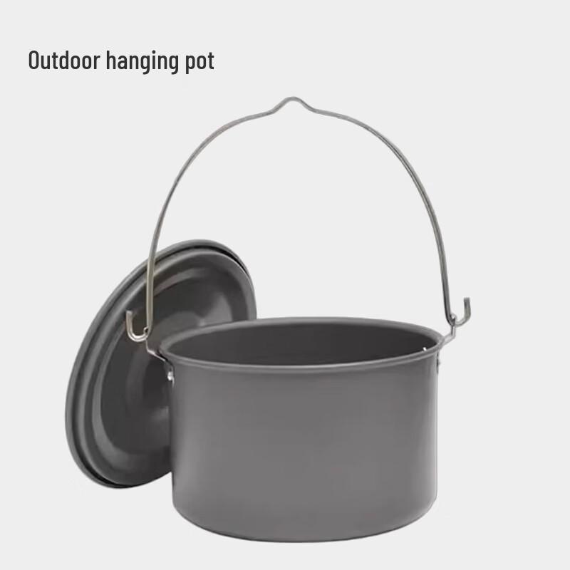Jing Ren 8L Aluminum Alloy Camping Hanging Pot