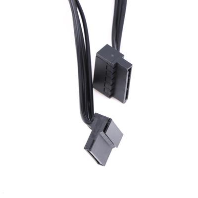 15kolíkový Sata/4kolíkový napájecí kabel Rozbočovací kabel Pevný disk 1 samec až 5 samice prodlužovací napájecí kabel pro kutily PC Sever