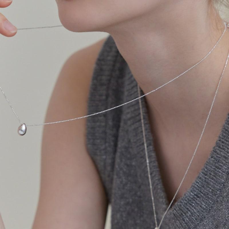 Life Teardrop long necklace
