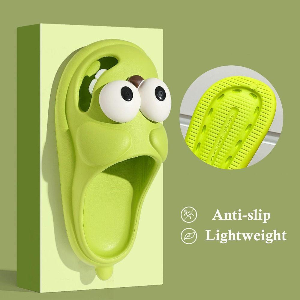 Pantofole Cane Occhi Grandi in PVC Design Divertente Pantofole Cartone Animato Pantofole Bacio Lingua Pantofole da Casa