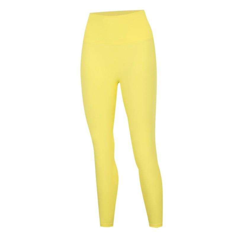 High-Waisted 9/10 Length Yoga Leggings Women Seamless Ultra-Stretch Quick-Dry Breathable Workout Pants