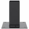 Square Post Base 4 pcs 71 x 71 mm Powder Coated Steel