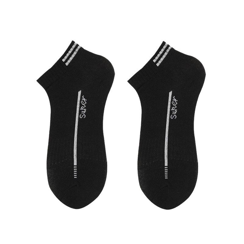 

Мужские весенне-летние тонкие простые повседневные носки средней длины, спортивные, потные, дышащие 1 pair чёрный