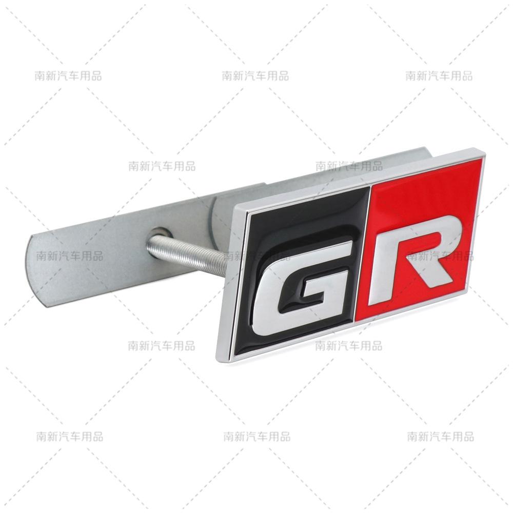 Car Sticker GR Sport Decal Front Hood Grille Emblem Badge for Toyota HV YARiS RZ RC RS Prius Lexus Harrier GRMN Logo Stickers