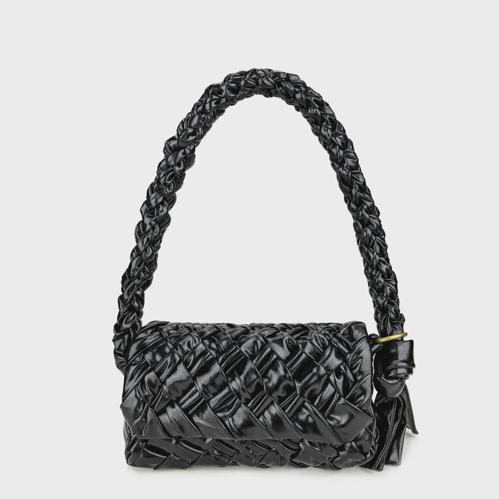 2024 French Waxed Leather Tassel Crossbody Bag - Autumn/Winter Collection