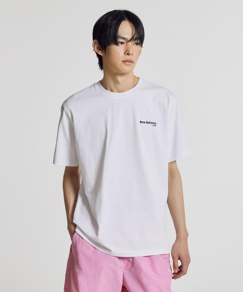 Nyuballanseu Nbneg21433 / Uni Essential Big Logo Short Sleeve T-Shirt (White)