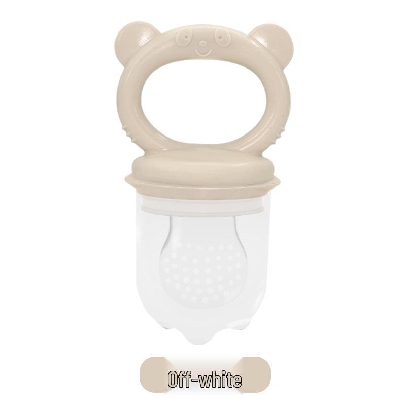 Isır ısır Silikon Diş Kaşıyıcı: Bebek Meyve ve Sebze Besleyici - Süper Yumuşak File Uç