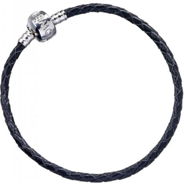 Bracelet - HARRY POTTER - Slider Charm - Cuir - Noir - Mixte