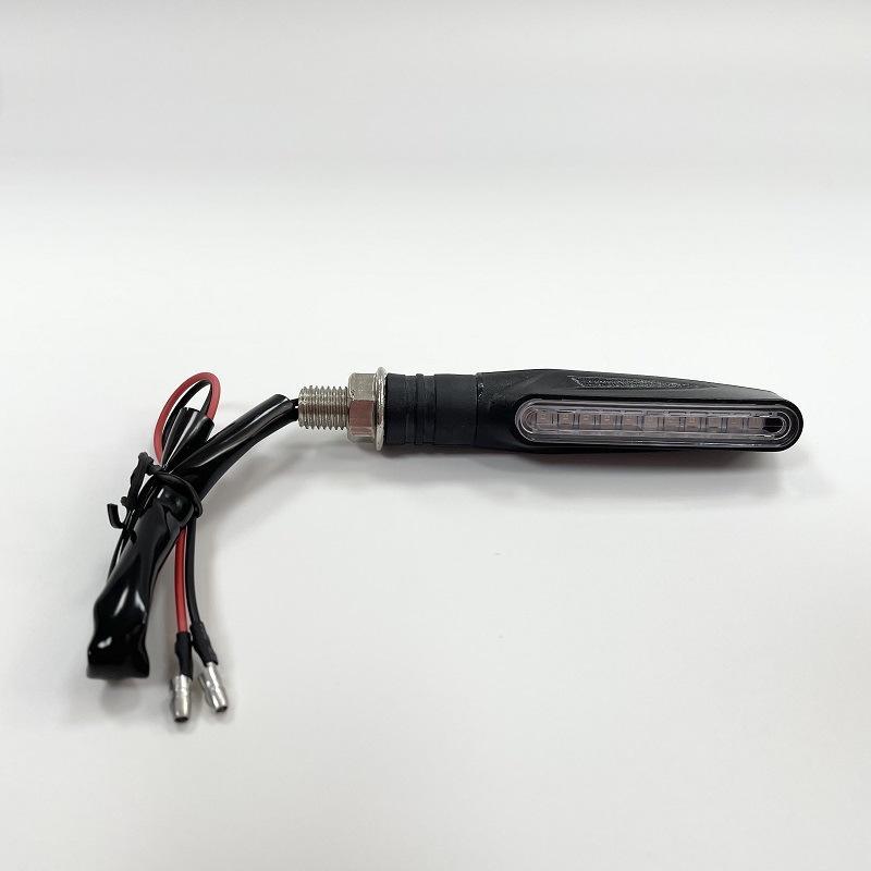 Universal 12V Motorcycle LED Sequential Flowing Turn Signal Light Energy Saving Indicator Blinker for Motorbike Mods