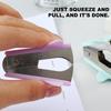 Pack of 3 Light Weight Mini Staple Removers ABS Metal Construction for Easy Carry and Efficient Removal Multi Color