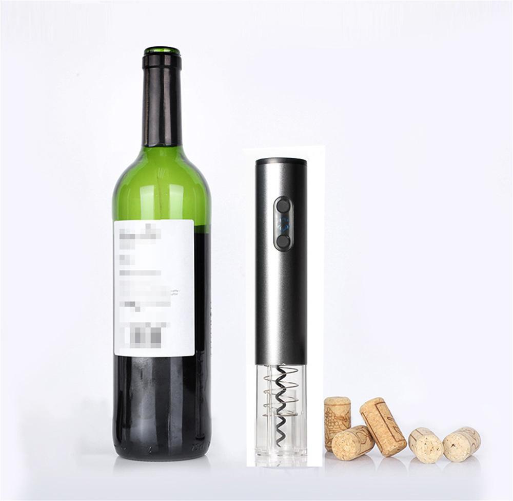 1 Pcs Electric Cordless Wine Bottle Opener Corkscrew Cutter Automatic One Click