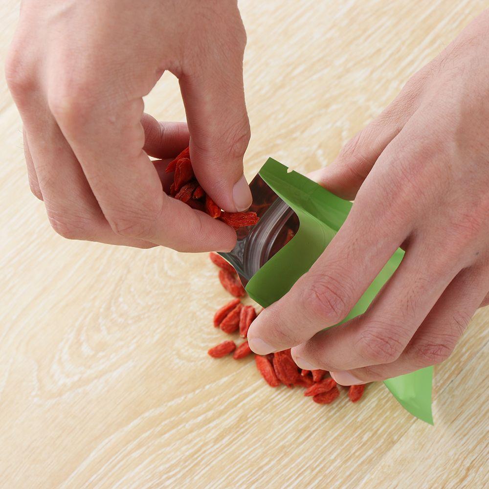 10/30PCS New Home Storage Flat Glossy Heat Seal Aluminum Foil Bags Storage Bags