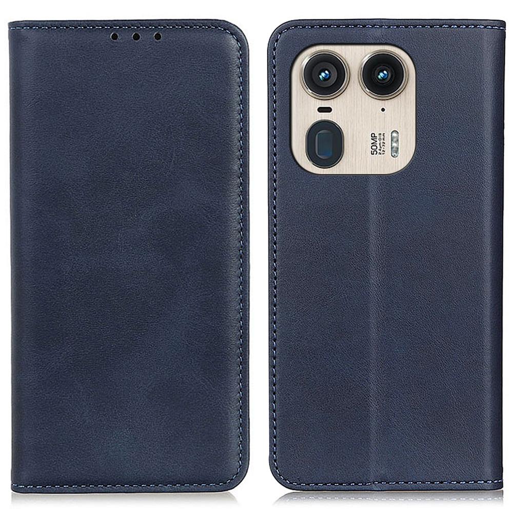 For Motorola Edge 50 Ultra 5G/Moto X50 Ultra 5G Wallet Case Split Leather Magnetic Closing Phone Cover