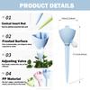 Adjustable Flow Lazy Flowerpot Automatic Potted Plant Watering Device Drip Water Switch Control Irrigation System Water Dropper
