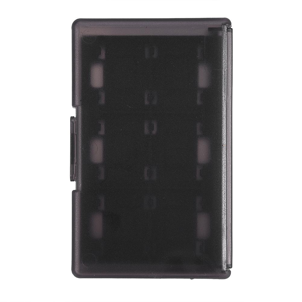 24 in 1 TF Kartenbox Spielspeicherkartenetui Halter Trageaufbewahrung für Nintendo Switch Schwarz