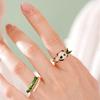 Yanyu Ke Panda Bamboo Open Ring: National Style, Exquisite Niche Design, Perfect Gift for Girlfriends